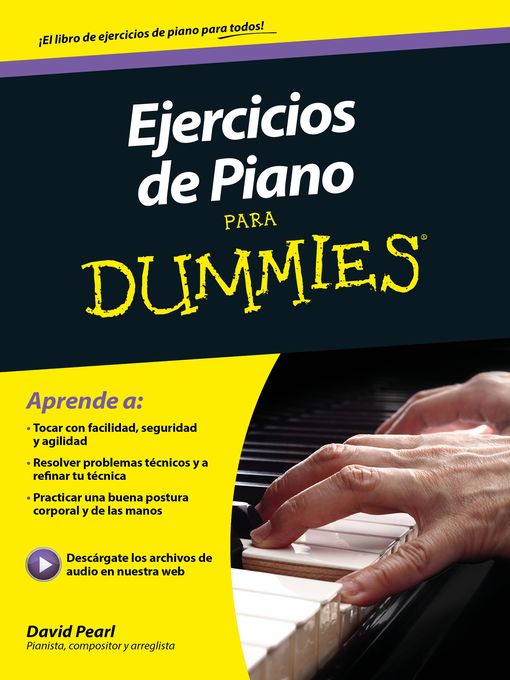 Title details for Ejercicios de piano para Dummies by David Pearl - Wait list